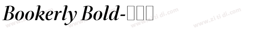 Bookerly Bold字体转换